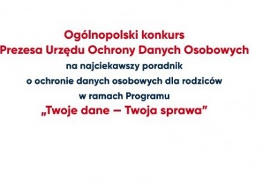 Ogólnopolski konkurs o ochronie danych
