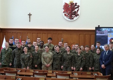 SPOTKANIE Z PRZEDSTAWICIELAMI ARMII AMERYKAŃSKIEJ