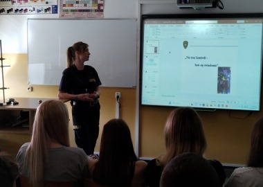 LEKCJE PROFILAKTYCZNE Z UDZIAŁEM STRAŻY MIEJSKIEJ